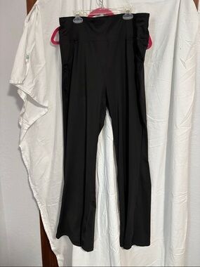 Women's Black Boot-Cut Flare Pants